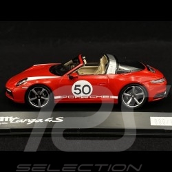 Porsche 911 / 992 Targa 4S n° 50 Guards red Heritage Special Edition 1/43 Spark WAP0209150N84A
