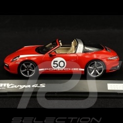 Porsche 911 / 992 Targa 4S n° 50 Indischrot Heritage Special Edition 1/43 Spark WAP0209150N84A