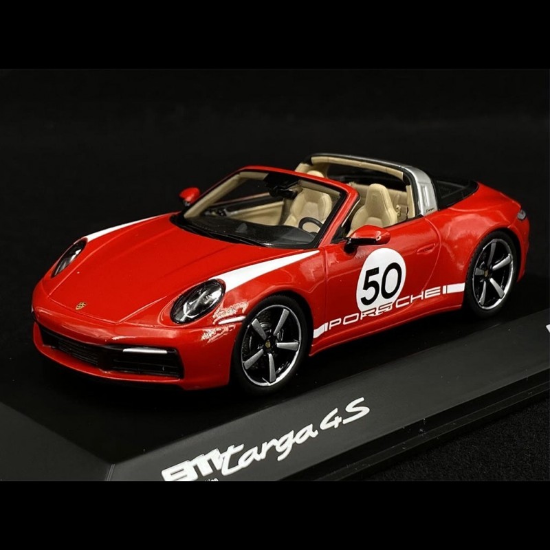 Porsche 911 Targa Heritage 4S Type 992 n° 50 Guards red Special Edition ...