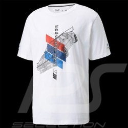 BMW M Motorsport M1 Street T-shirt by Puma White - Men 531128-02