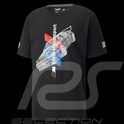 T-shirt BMW M Motorsport Street Puma Noir Black Schwarz - homme 531128-01