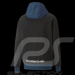 Veste Jacket Jacke Porsche Targa Puma Sweatshirt à capuche Hoodie Noir Black Schwarz / Bleu Blue Bla