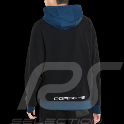 Veste Jacket Jacke Porsche Targa Puma Sweatshirt à capuche Hoodie Noir Black Schwarz / Bleu Blue Bla