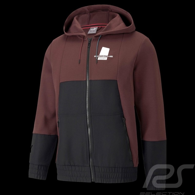 Veste Jacket Jacke Porsche Targa Puma Sweatshirt à capuche Hoodie Rouge Carmona - homme