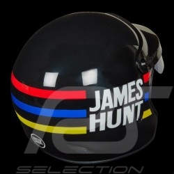 James Hunt Helmet Replica Black / Red / Blue / Yellow