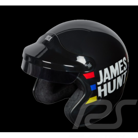 James Hunt Helm Replik Schwarz / Rot / Blau / Gelb