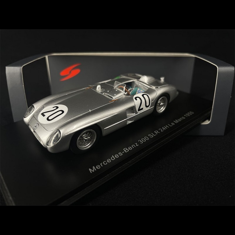 Mercedes - Benz 300 SLR n° 20 24h Le Mans 1955 1/43 Spark S4734