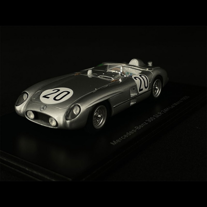 Mercedes - Benz 300 SLR n° 20 24h Le Mans 1955 1/43 Spark S4734