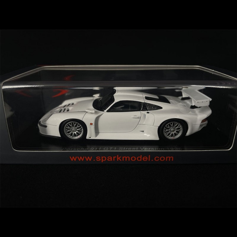 Porsche 911 GT1 Street Version 1996 White 1/43 Spark S5999