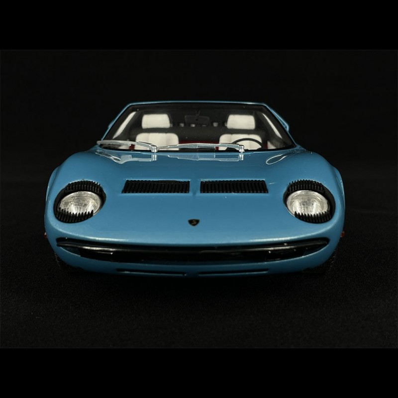 Lamborghini Miura P400S Roadster 1968 Azure Blue 1/18 GT Spirit GT324