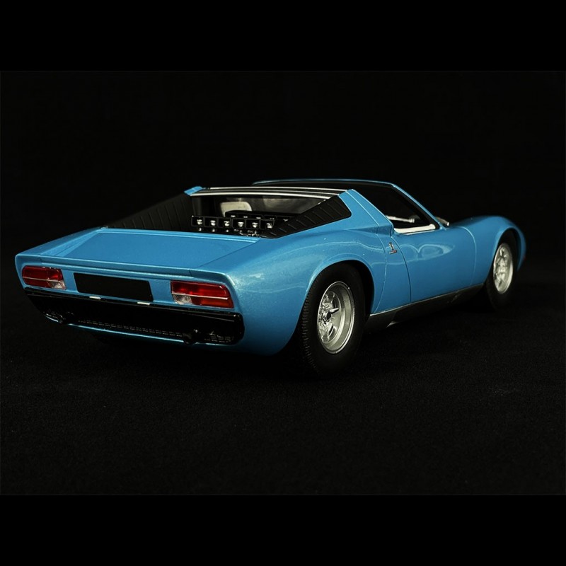 Lamborghini Miura P400S Roadster 1968 Azure Blue 1/18 GT Spirit GT324