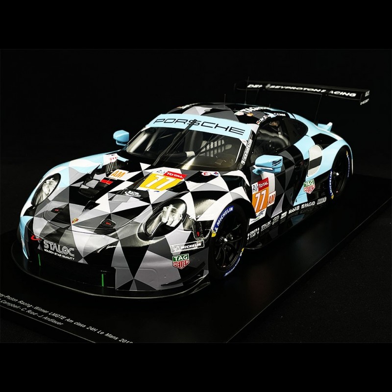 Porsche 911 RSR Type 991 n° 77 Vainqueur 24h Le Mans 2018 1/12
