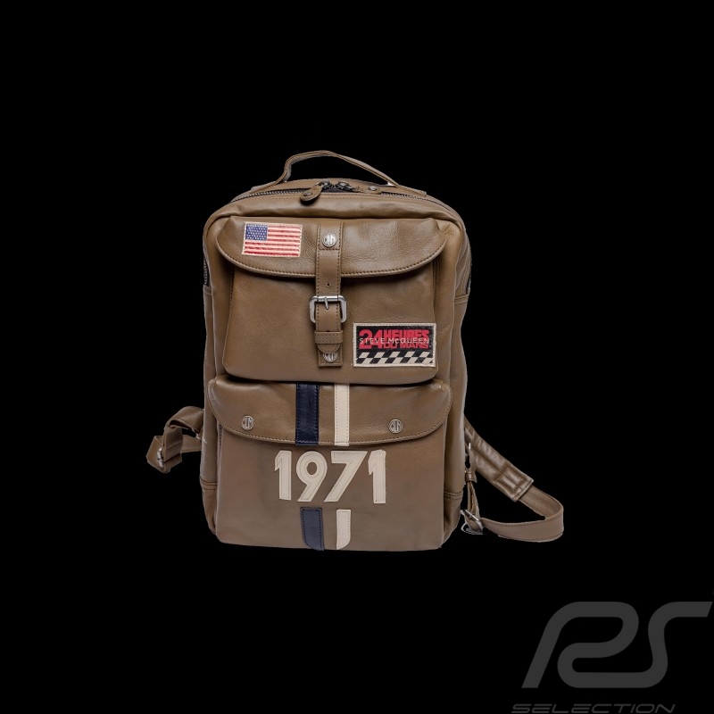 Ledertasche Steve McQueen 24H Du Mans Matt Khaki