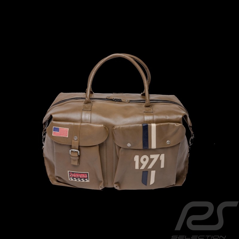 Very Big Leather Bag Steve McQueen 24H Du Mans Dean Khaki Very Big Leather Bag Steve McQueen 24H Du Mans Dean Khaki