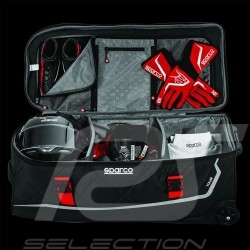 Valise Trolley Sparco Martini Racing Noir / Rouge 016437MRRS