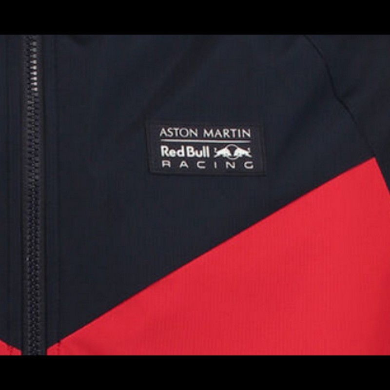 Veste Aston Martin RedBull Racing Coupe-Vent Bleu Marine / Rouge - Homme
