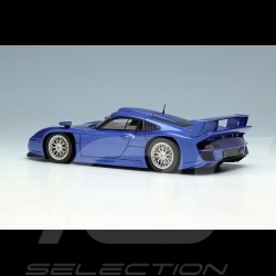 Porsche 911 GT1 Evo Street Version 1997 Bleu Métallique 1/43 Make Up Vision EM554E