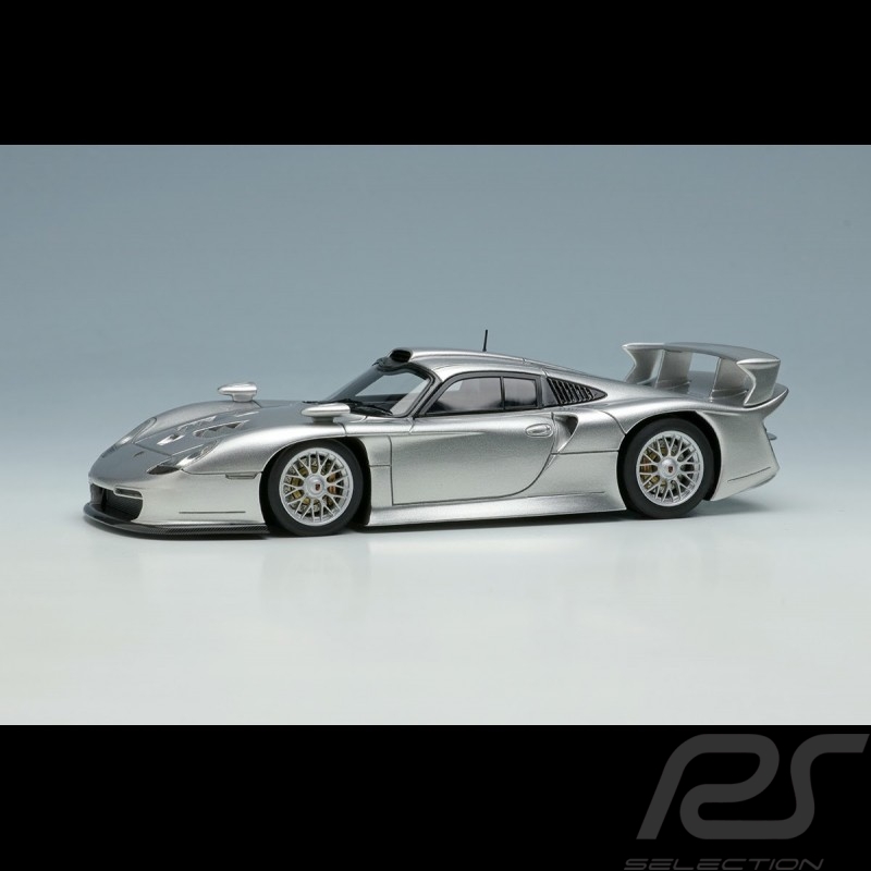 Porsche 911 GT1 Evo Street Version 1997 Argent 1/43 Make Up Vision EM554A