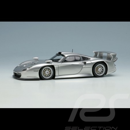 Porsche 911 GT1 Evo Street Version 1997 Argent 1/43 Make Up Vision EM554A