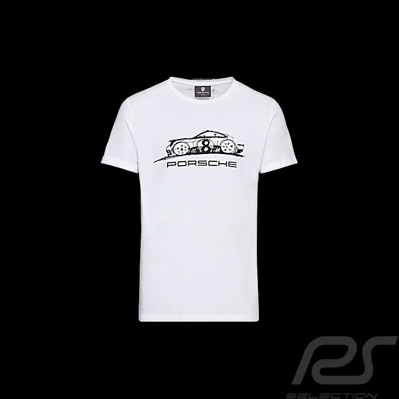 Porsche T-Shirt Weiß WAP723NPOR - Herren
