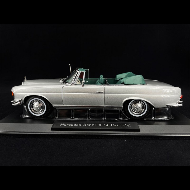 Mercedes-Benz 280 SE Cabriolet 1969 Silver grey metallic 1/18