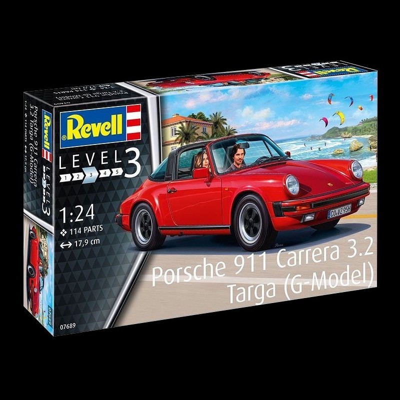 Maquette Porsche 911 Carrera 3.2 Targa 1984 à coller et peindre 1/24 Revell  07689