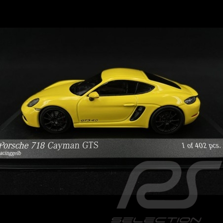 Porsche 718 Cayman GTS 2020 Jaune Racing 1/43 Minichamps 410069001