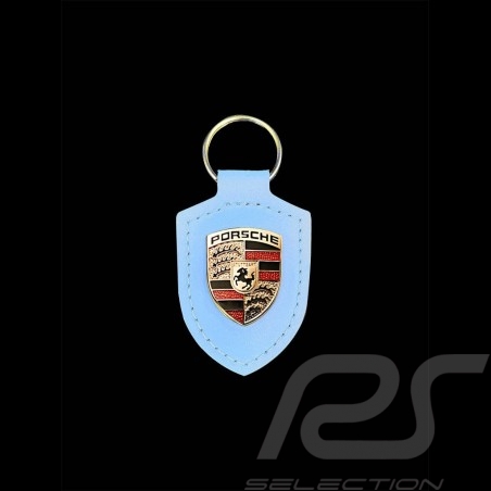 Porsche crest keyring Frozen Blue WAP0500310NWSA