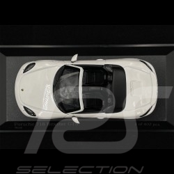 Porsche 718 Cayman GTS 2020 Blanc Grand Prix 1/43 Minichamps 410069101