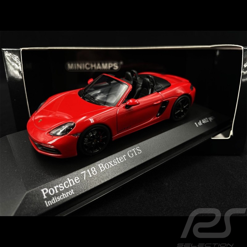Minichamps 1/43 Porsche 718 Boxster GTS diecast car model Red LE402 410069102