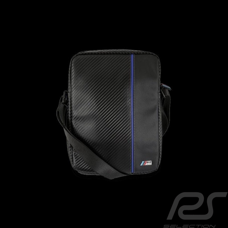 Sacoche BMW Simili Cuir Noir / Bleu BMTB10CAPNBK