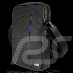 BMW Schultertasche aus Kunstleder Schwarz / Blau BMTB10CAPNBK