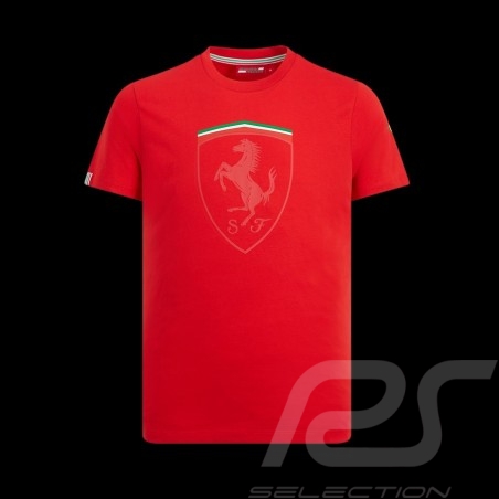 Ferrari T-shirt Graphique Mono Shield Rot 130191011-600 - Herren