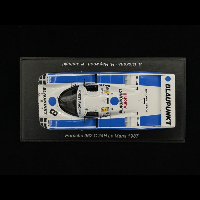 Spark S9872 1/43 PORSCHE 962 C NO.8 24H LE MANS 1987 Model Car From