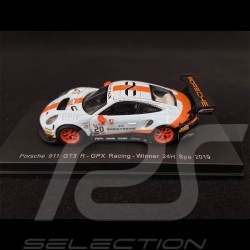 Porsche 911 GT3 R n°20 Vainqueur 24h Spa 2019 1/64 Spark Y184