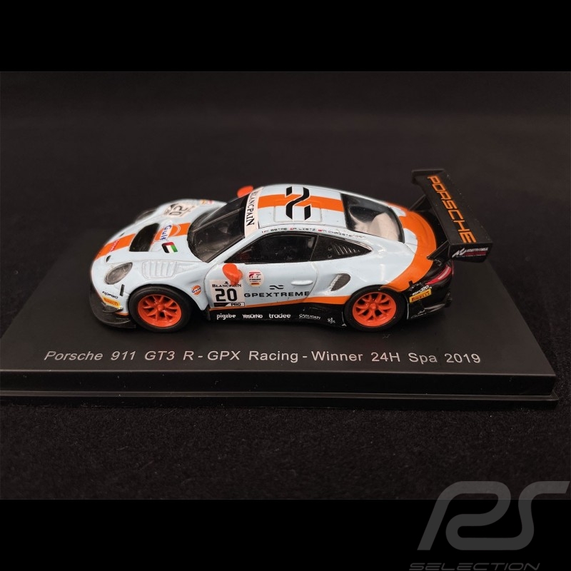 Porsche 911 GT3 R n°20 Sieger 24h Spa 2019 1/64 Spark Y184