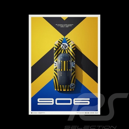 Póster Porsche 906 12h...