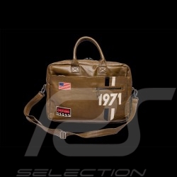 Leather Messenger Bag Wayne Steve McQueen - Kaki 26325-3076