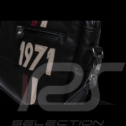 Leather Messenger Bag Wayne Steve McQueen - Black 26325-2838
