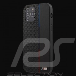 BMW hardcase iPhone 12 Pro (6.1") Leather Black BMHCP12MTRTBK