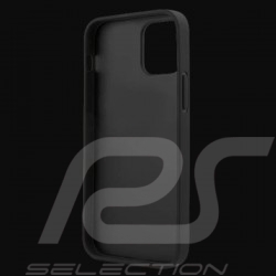 BMW Hülle iPhone 12 Pro (6.1") Leder Schwarz BMHCP12MTRTBK
