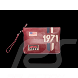 Bag Steve McQueen Red Leather 24H du Mans - Jim 2942