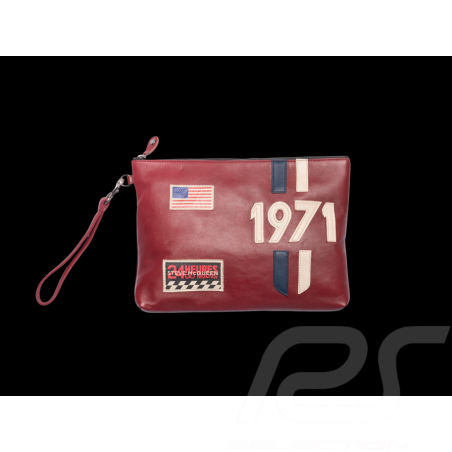 Bag Steve McQueen Red Leather 24H du Mans - Jim 2942