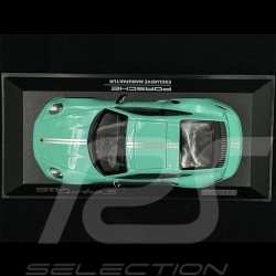 Exemplaire n° 911 / 992 Porsche 911 Turbo S Type 992 2021 20ème Anniversaire Chine Vert Menthe 1/43 Minichamps WAP0209060N003