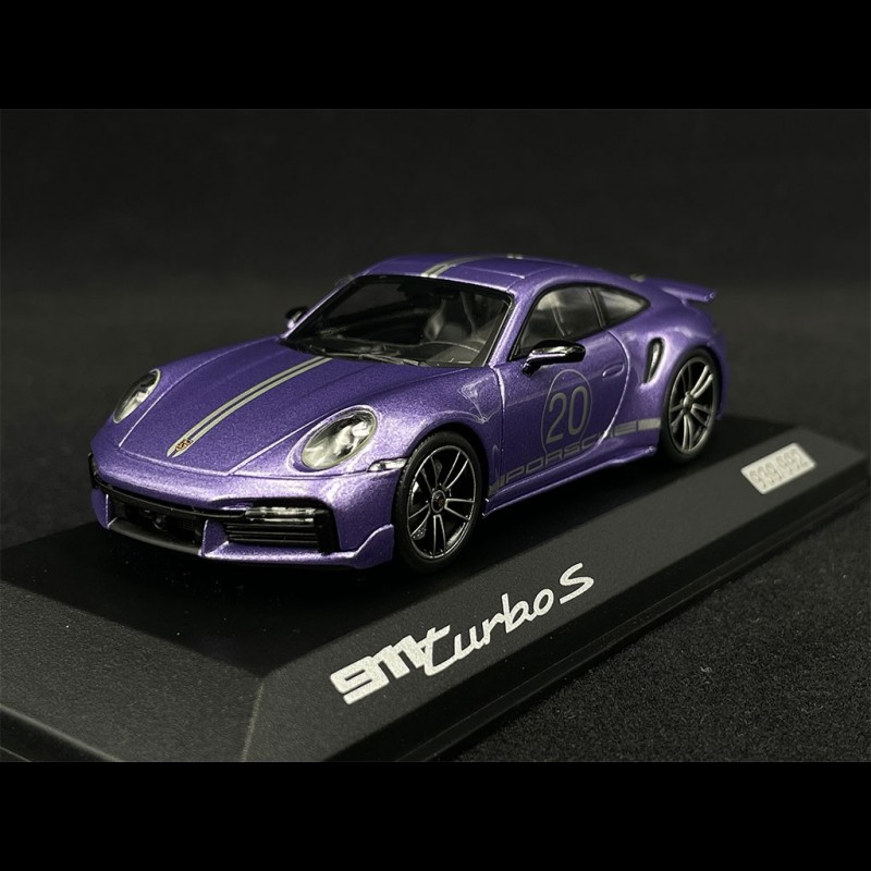 Porsche 911 Turbo S Type 992 2021 20th Anniversary China Violet Blue ...