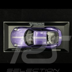 Porsche 911 Turbo S Type 992 2021 20th Anniversary China Violet Blue Metallic 1/43 Minichamps WAP0209090N005