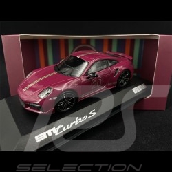 Exemplaire n° 1 / 992 Porsche 911 Turbo S Type 992 2021 20ème Anniversaire Chine Rouge Rubis 1/43 Minichamps WAP0209080N004