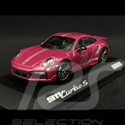 Copy n° 1 / 992 Porsche 911 Turbo S Type 992 2021 20th Anniversary China Rubystone Red 1/43 Minichamps WAP0209080N004