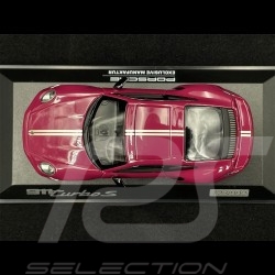 Copy n° 1 / 992 Porsche 911 Turbo S Type 992 2021 20th Anniversary China Rubystone Red 1/43 Minichamps WAP0209080N004