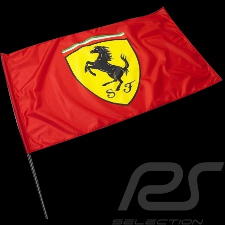 Bandera Ferrari con asta...